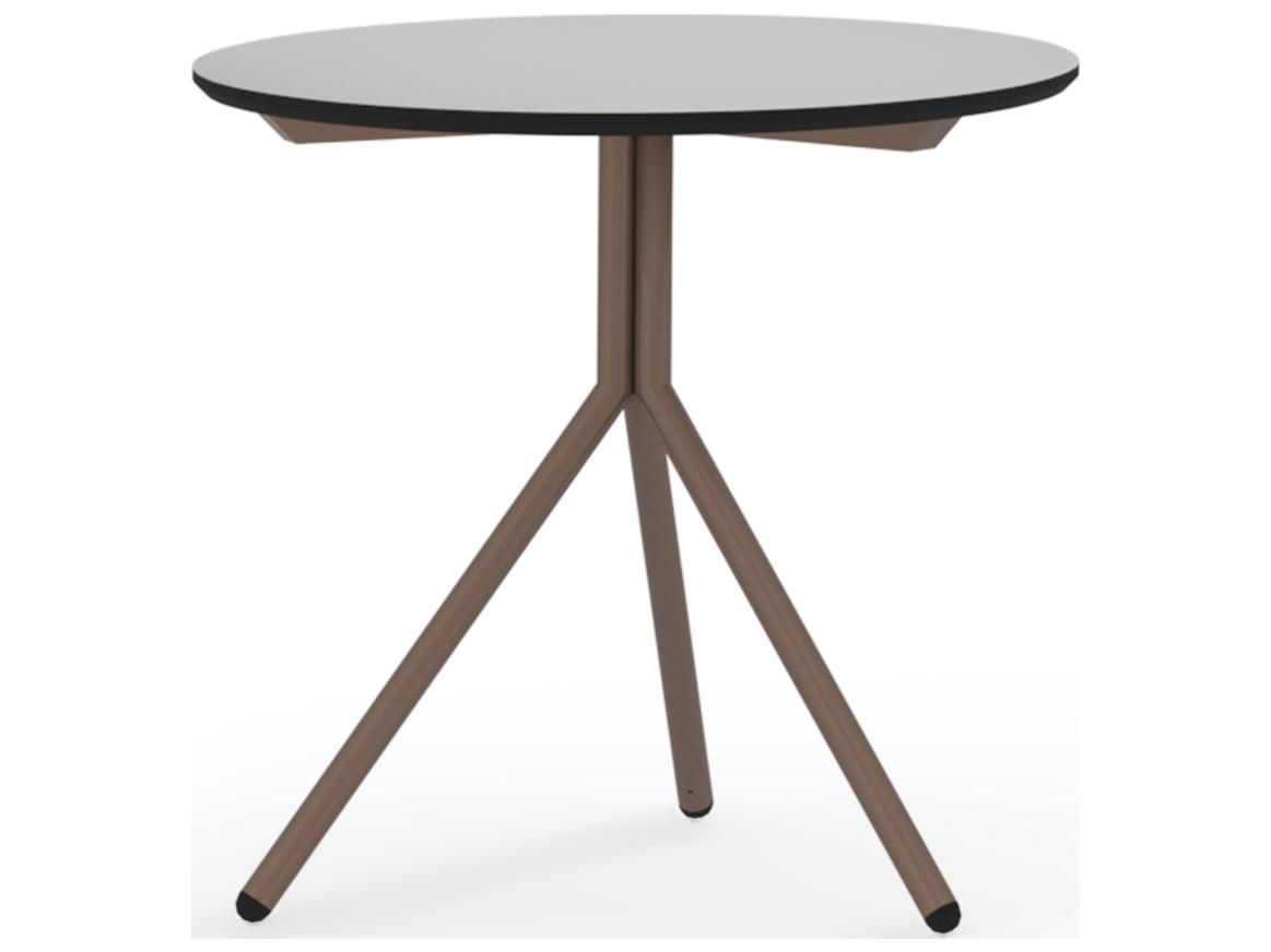 MamaGreen Bono Aluminum Round Outdoor Patio End Table
