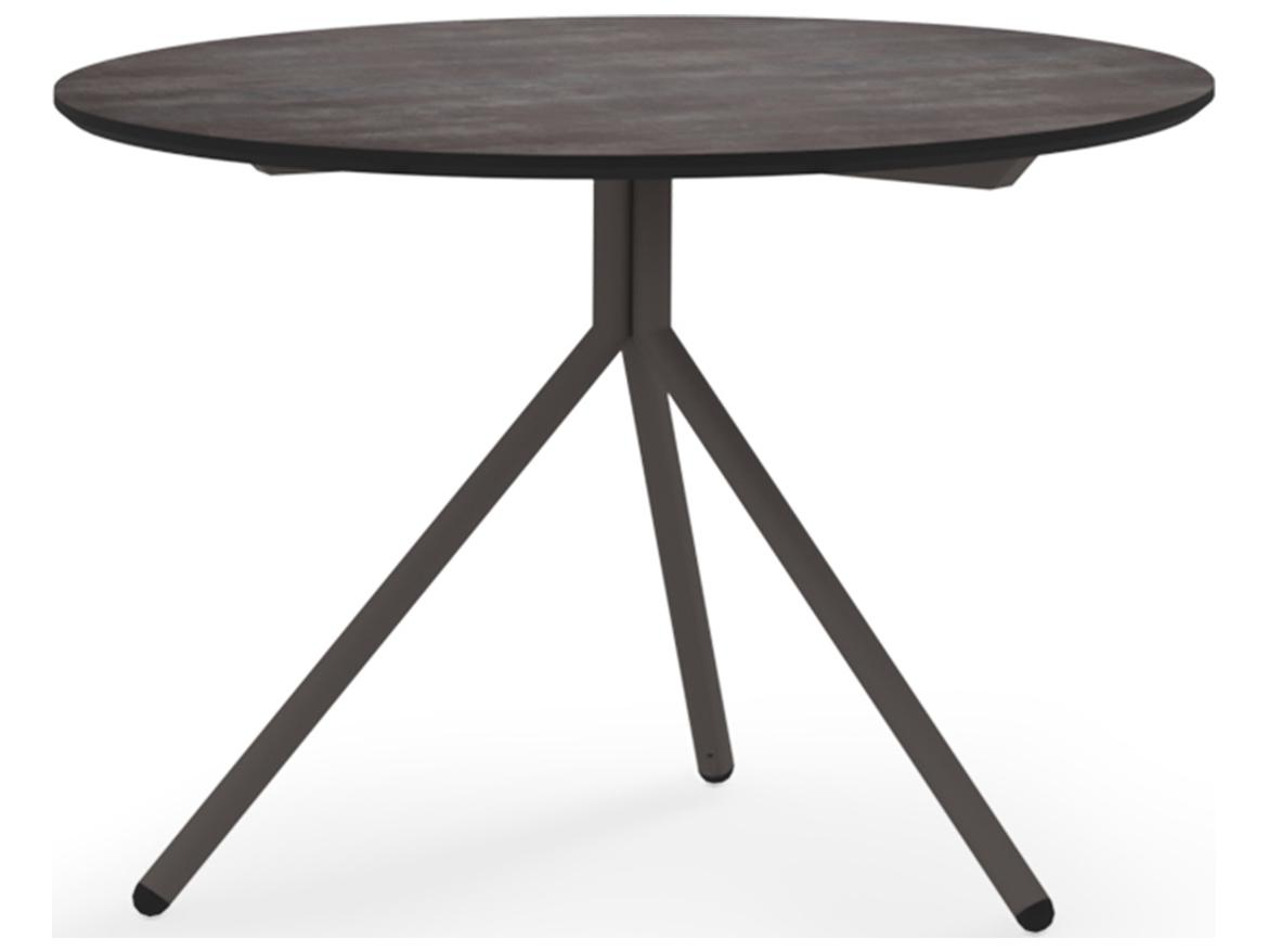MamaGreen Bono Aluminum Round Patio End Table