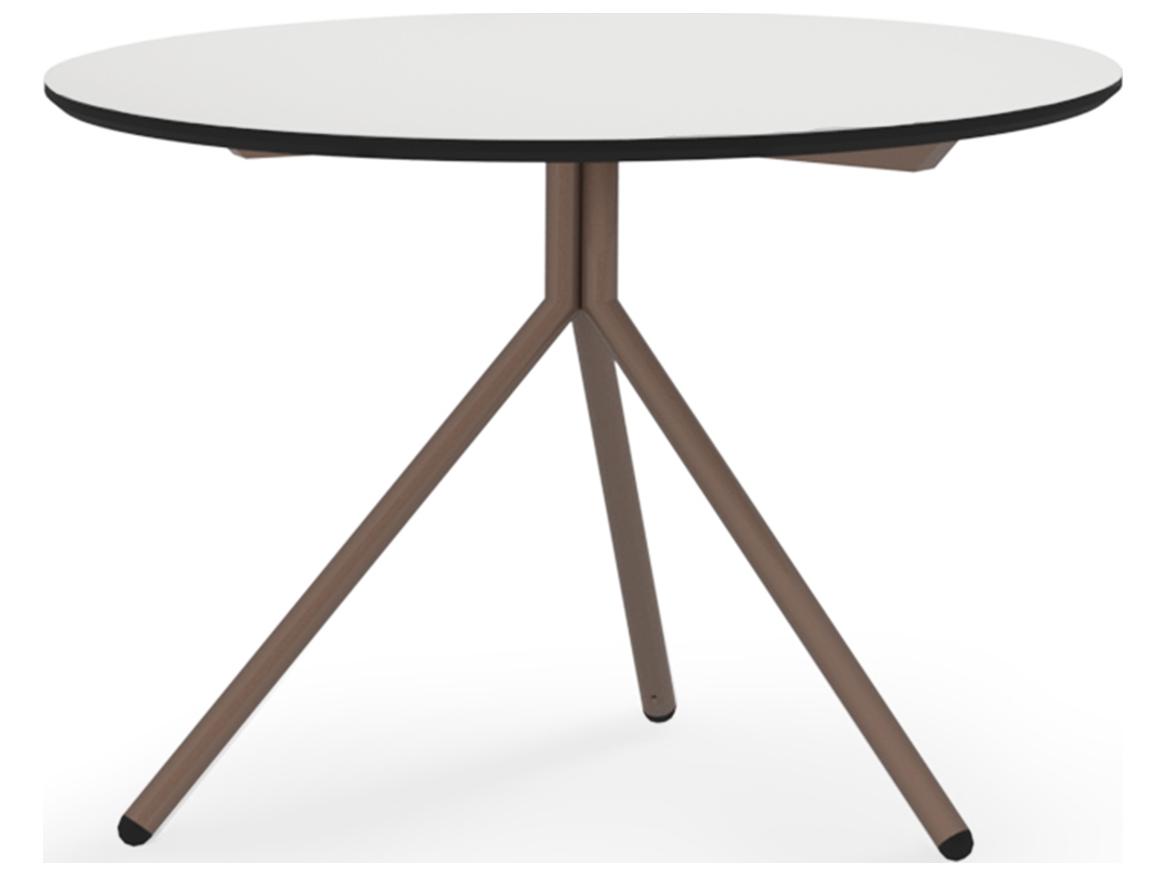 MamaGreen Bono Aluminum Round Patio End Table