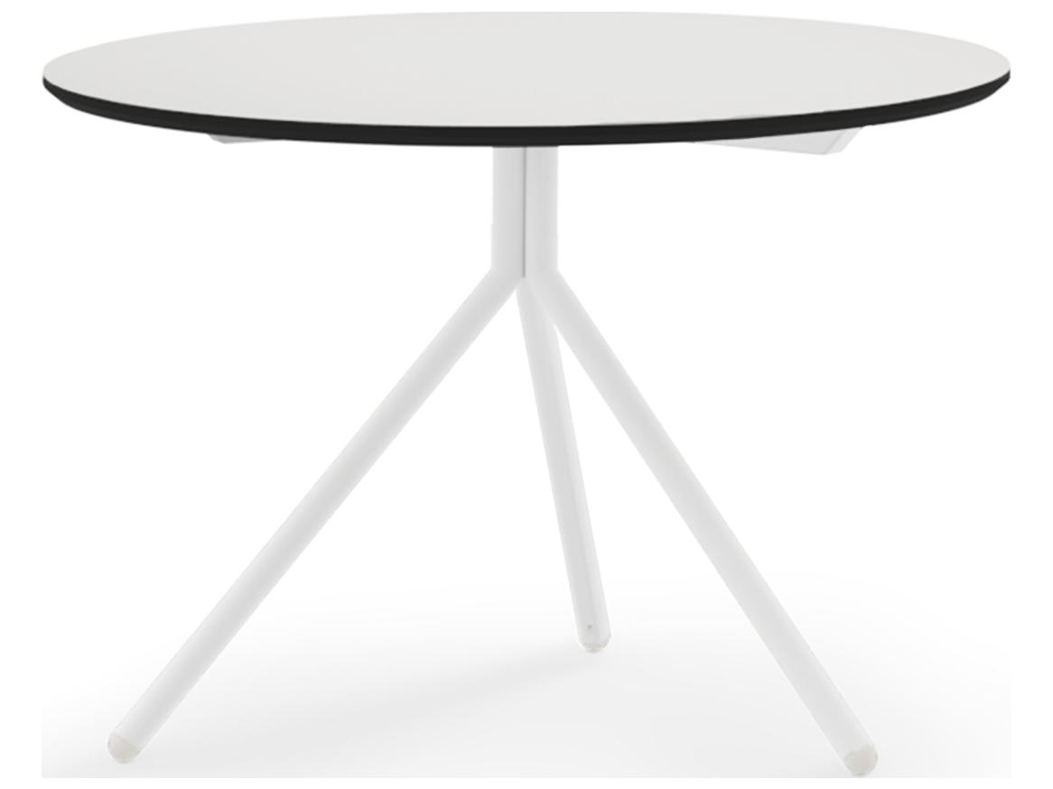 MamaGreen Bono Aluminum Round Outdoor End Table