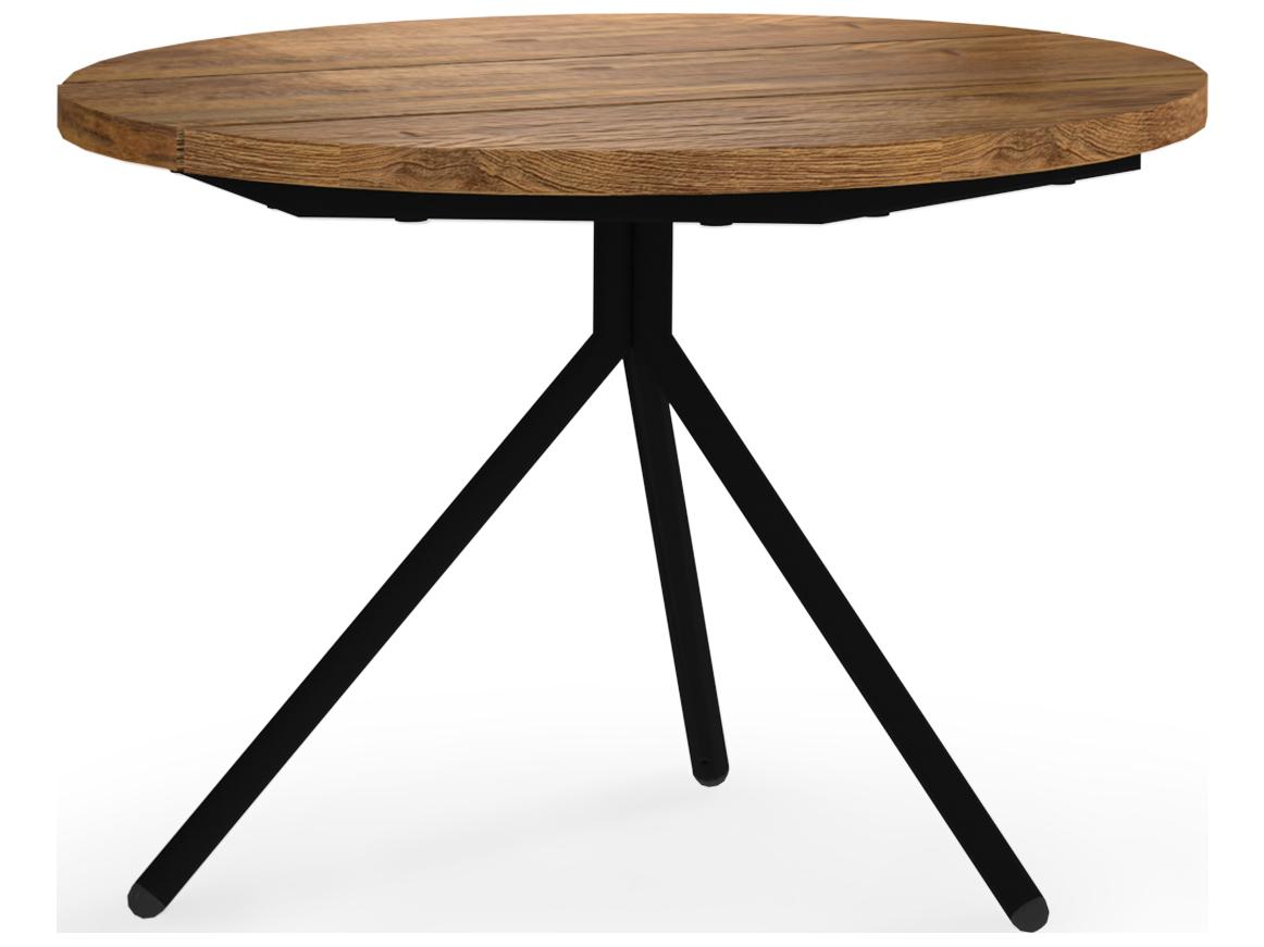 MamaGreen Bono Aluminum Round Low Outdoor End Table