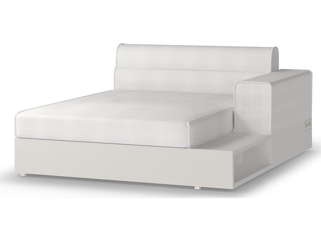 MamaGreen Boulevard Aluminum Left Hand Outdoor Patio Chaise Lounge