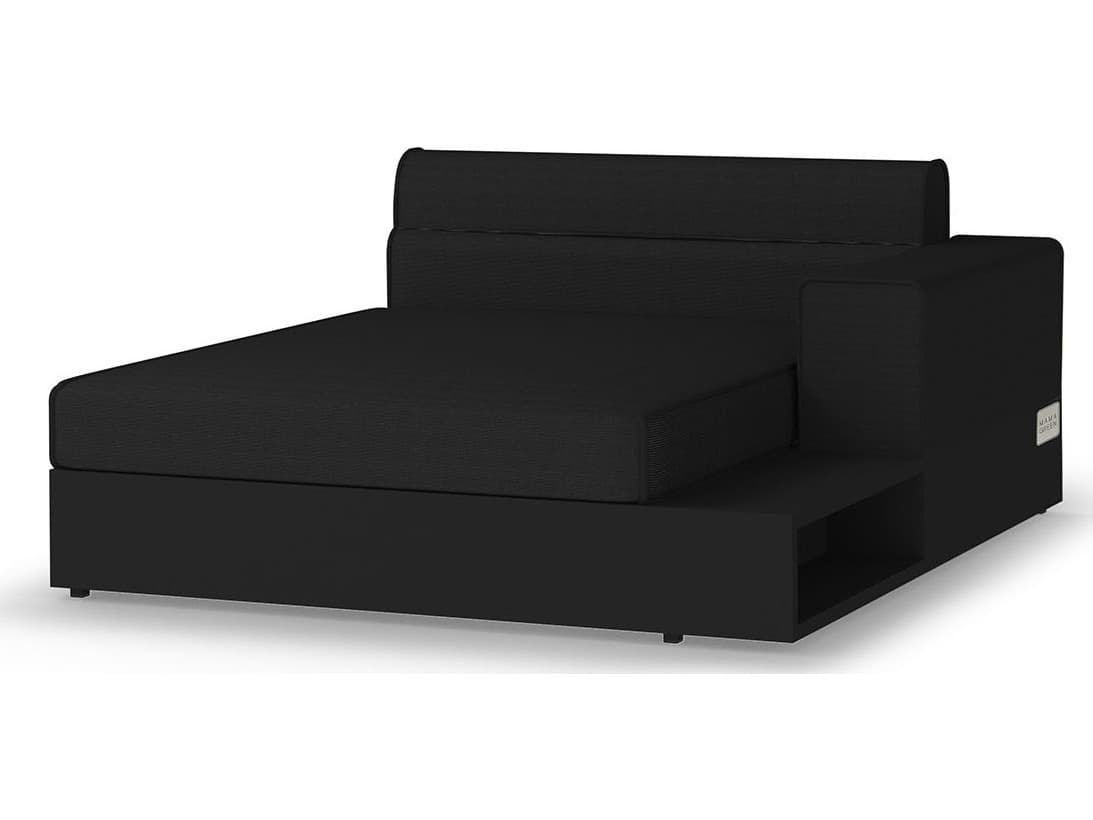 MamaGreen Boulevard Aluminum Left Hand Outdoor Patio Chaise Lounge