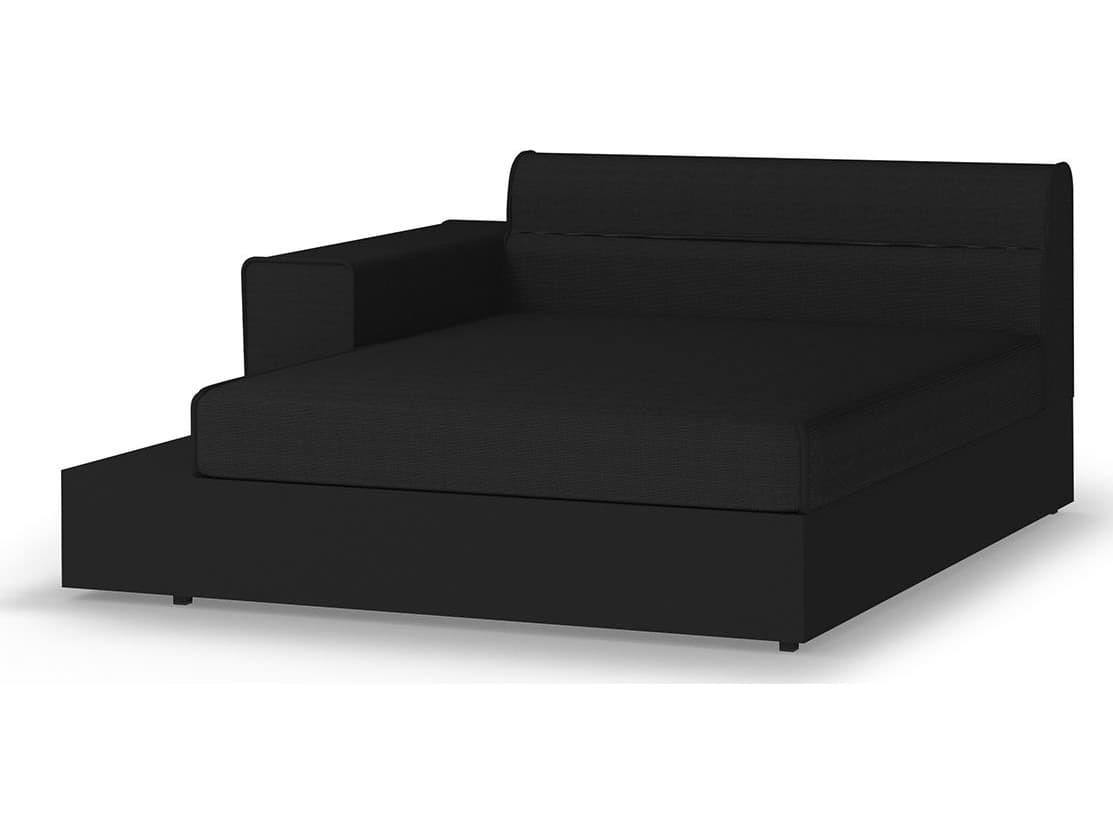 MamaGreen Boulevard Aluminum Right Hand Patio Chaise Lounge