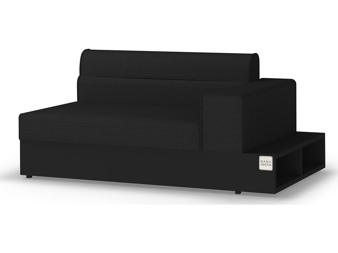 MamaGreen Boulevard Aluminum Left Hand End Patio Lounge Chair