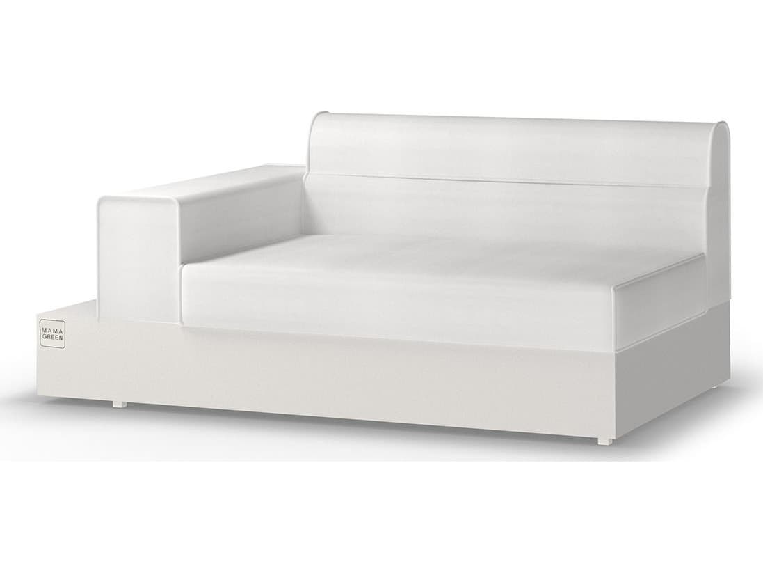 MamaGreen Boulevard Aluminum Right Hand End Outdoor Lounge Chair