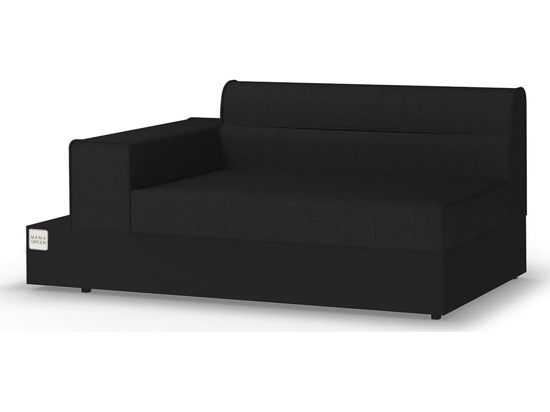 MamaGreen Boulevard Aluminum Right Hand End Outdoor Lounge Chair