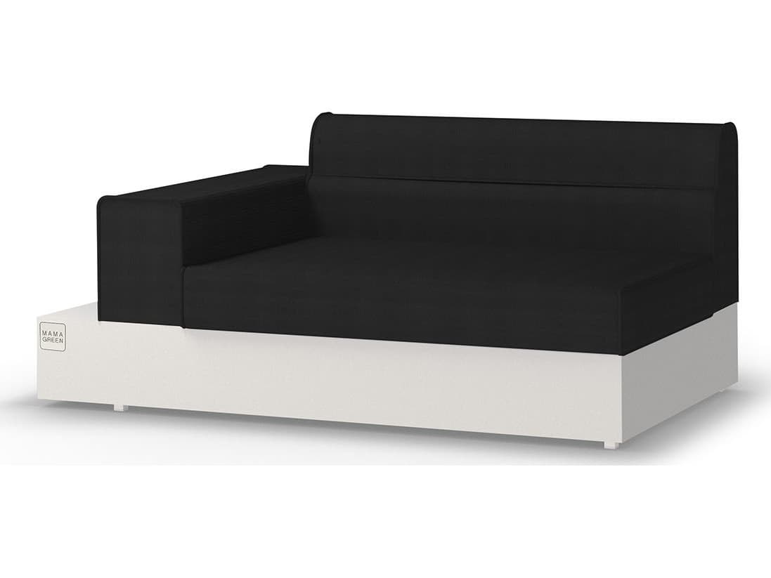 MamaGreen Boulevard Aluminum Right Hand End Outdoor Lounge Chair