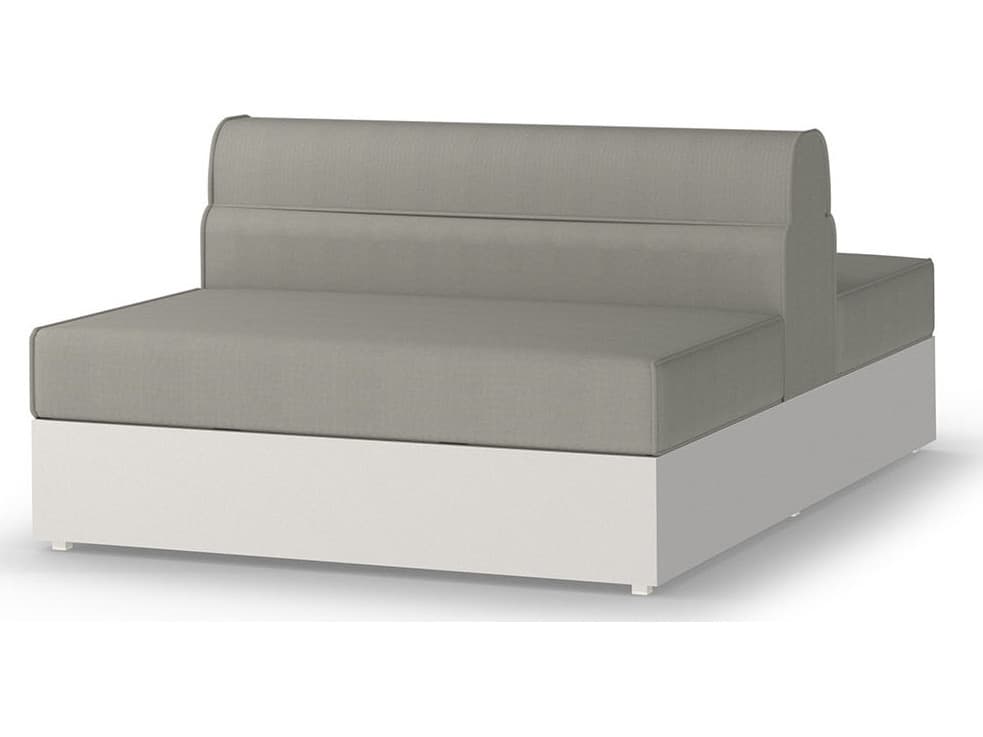 MamaGreen Boulevard Aluminum End Doubled Sided Patio Lounge Chair