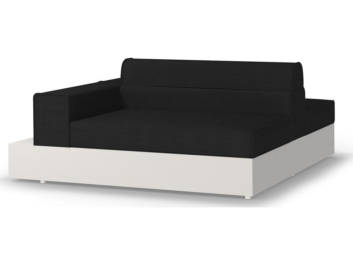 MamaGreen Boulevard Aluminum Double Sided Table / End Outdoor Lounge Chair