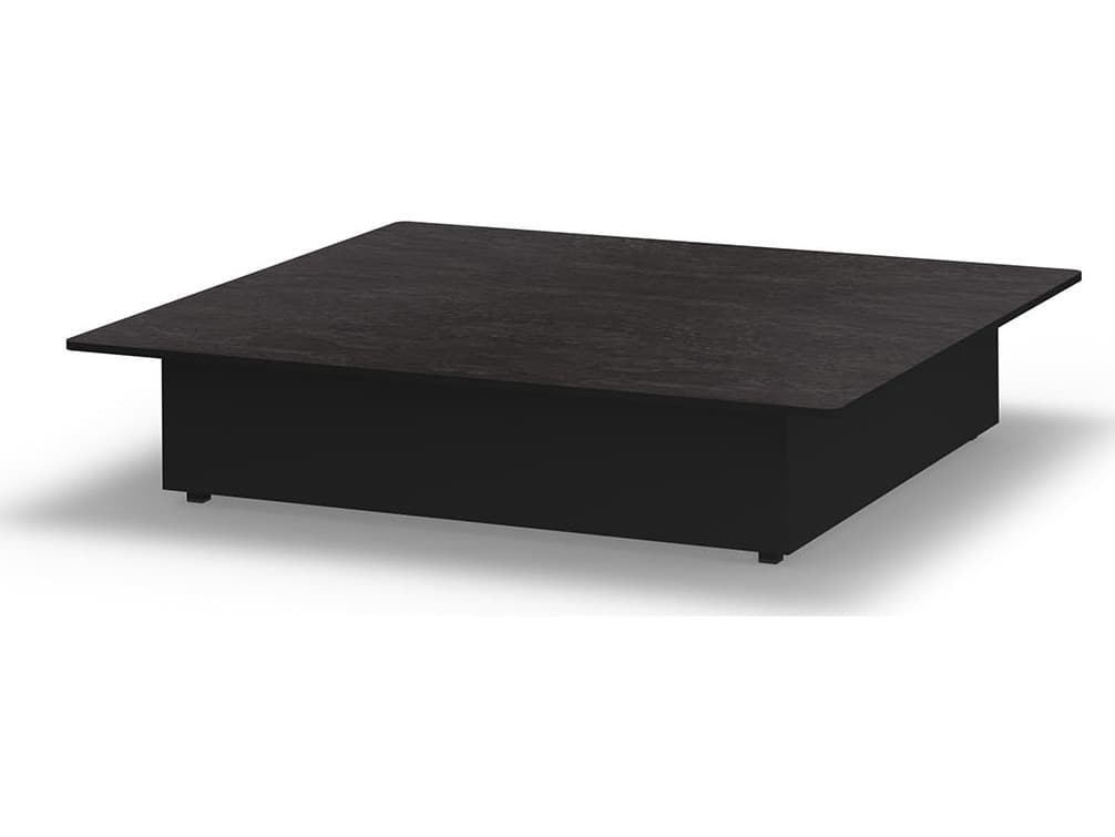 MamaGreen Boulevard Aluminum Square HPL Top Entertainment Table