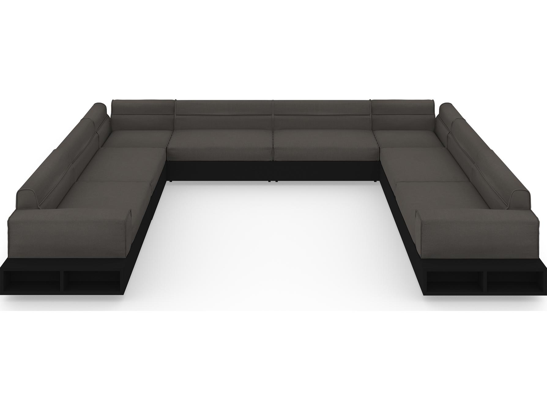 MamaGreen Boulevard Aluminum Sectional Outdoor Lounge Set