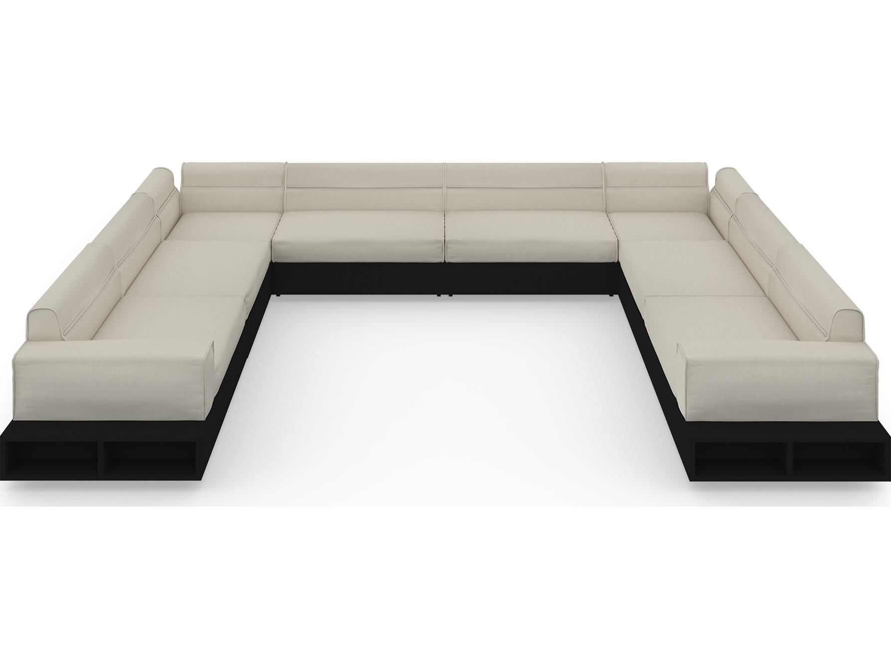 MamaGreen Boulevard Aluminum Sectional Outdoor Lounge Set