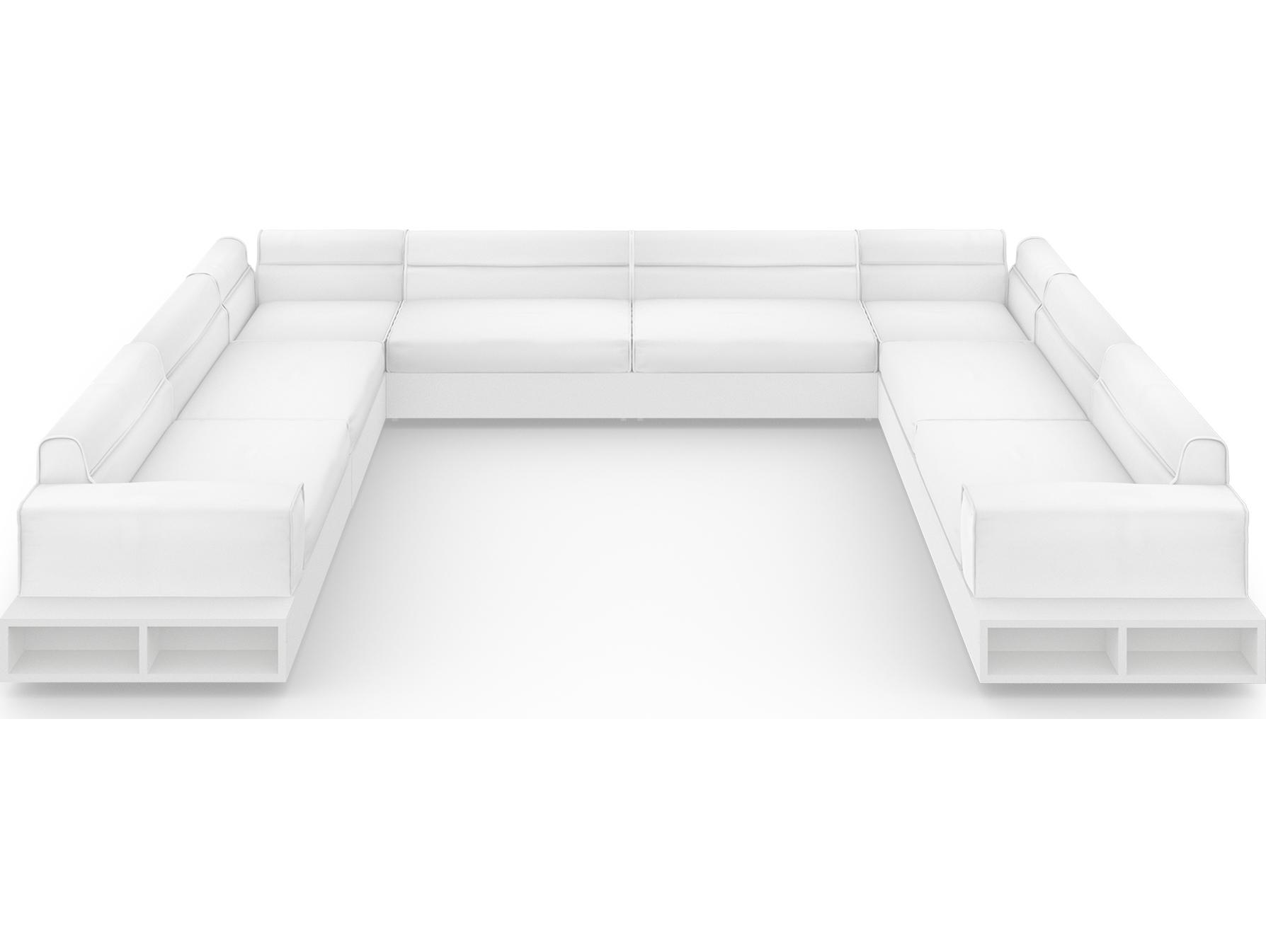 MamaGreen Boulevard Aluminum Sectional Outdoor Lounge Set