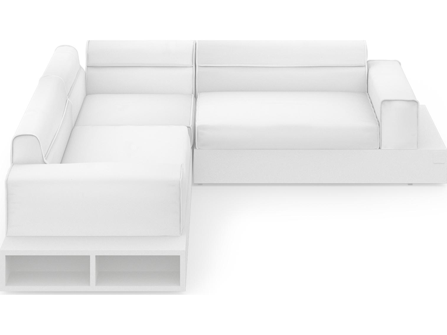 MamaGreen Boulevard Aluminum Sectional Outdoor Patio Lounge Set