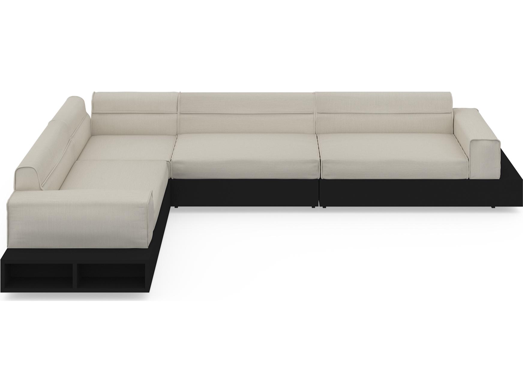 MamaGreen Boulevard Aluminum Sectional Outdoor Lounge Set