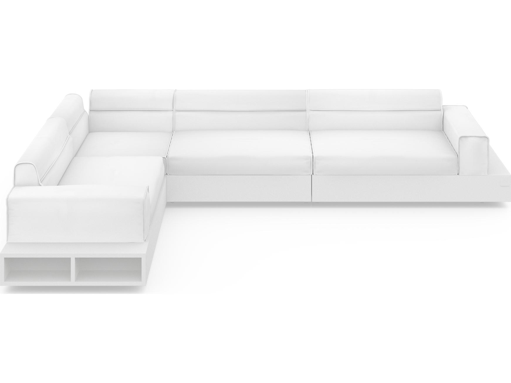 MamaGreen Boulevard Aluminum Sectional Outdoor Lounge Set