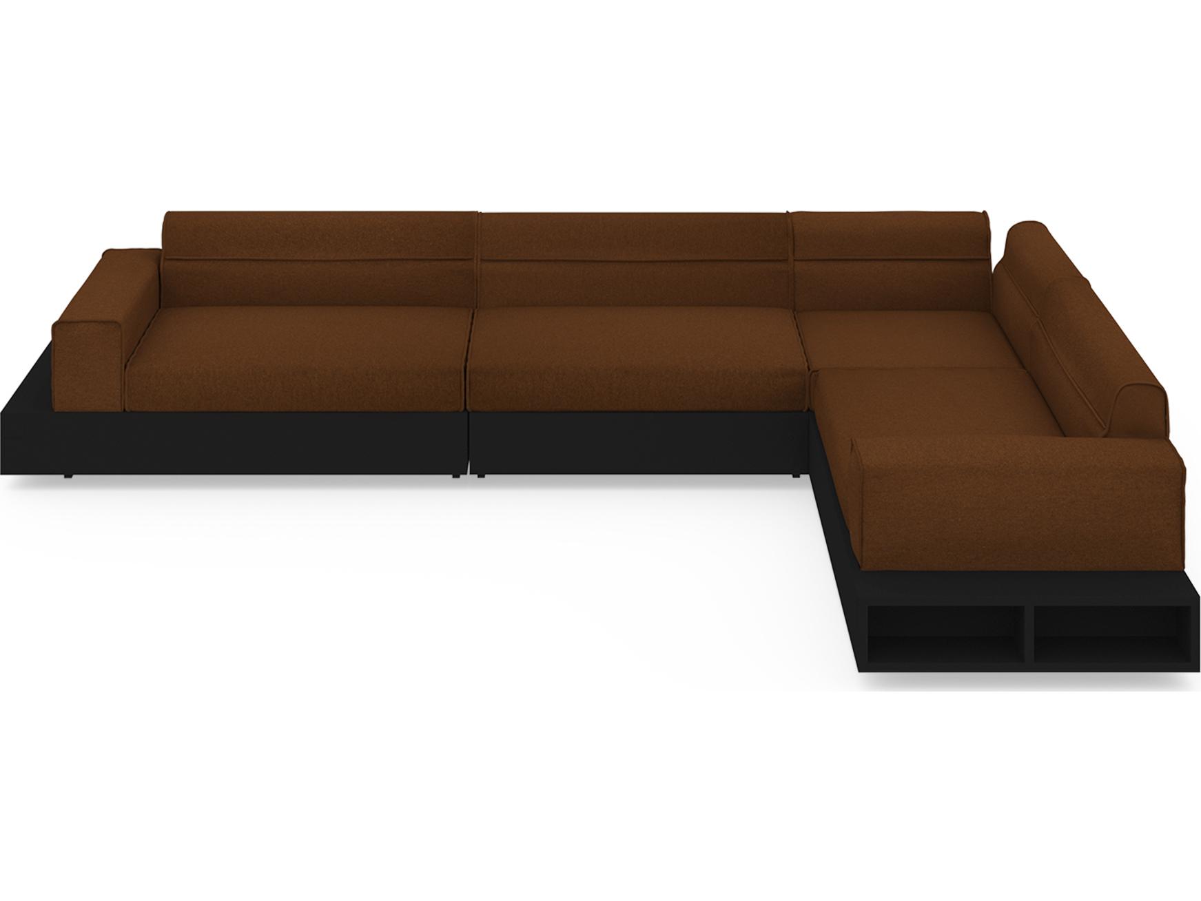 MamaGreen Boulevard Aluminum Sectional Outdoor Patio Lounge Set