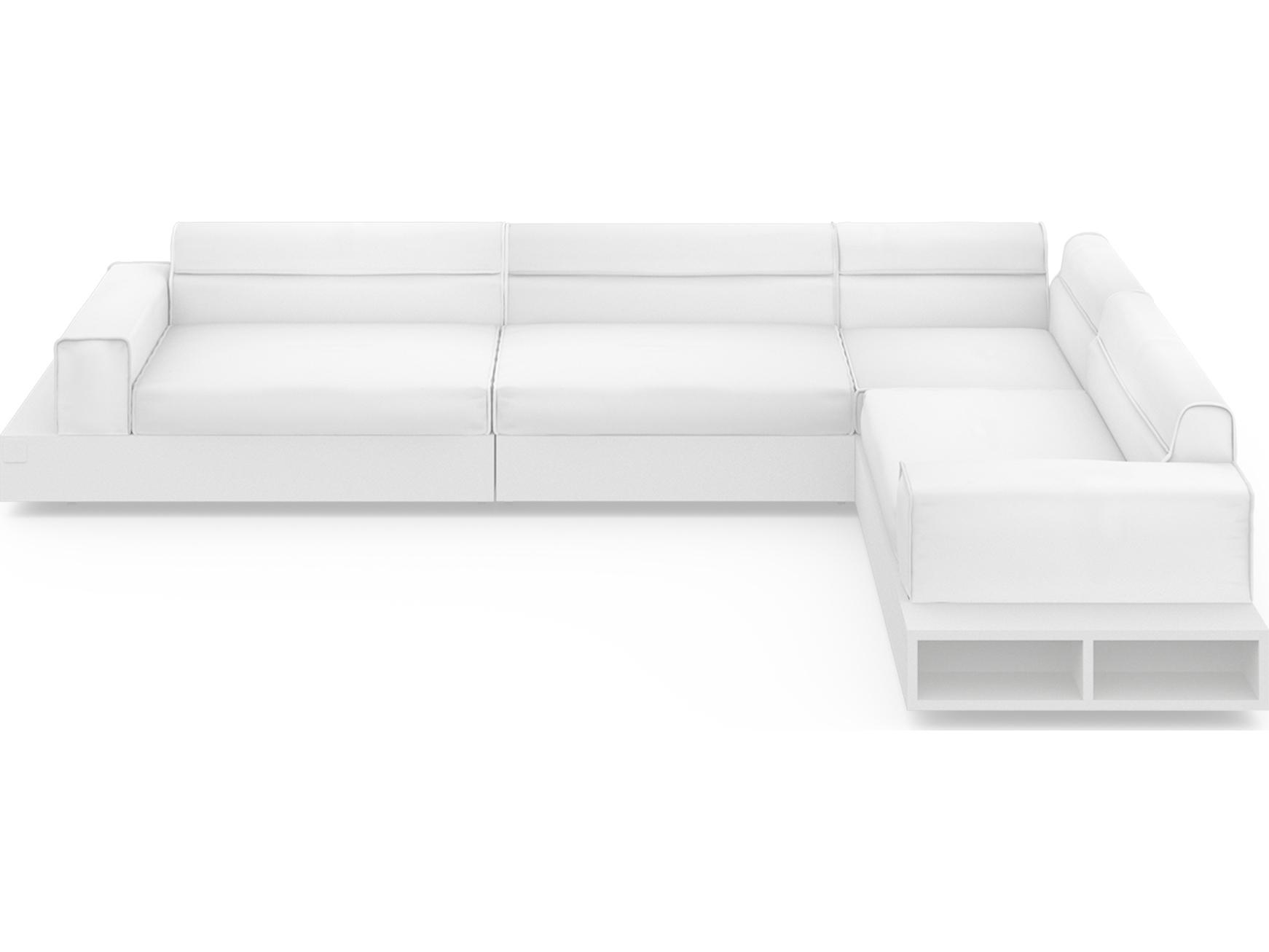 MamaGreen Boulevard Aluminum Sectional Outdoor Patio Lounge Set