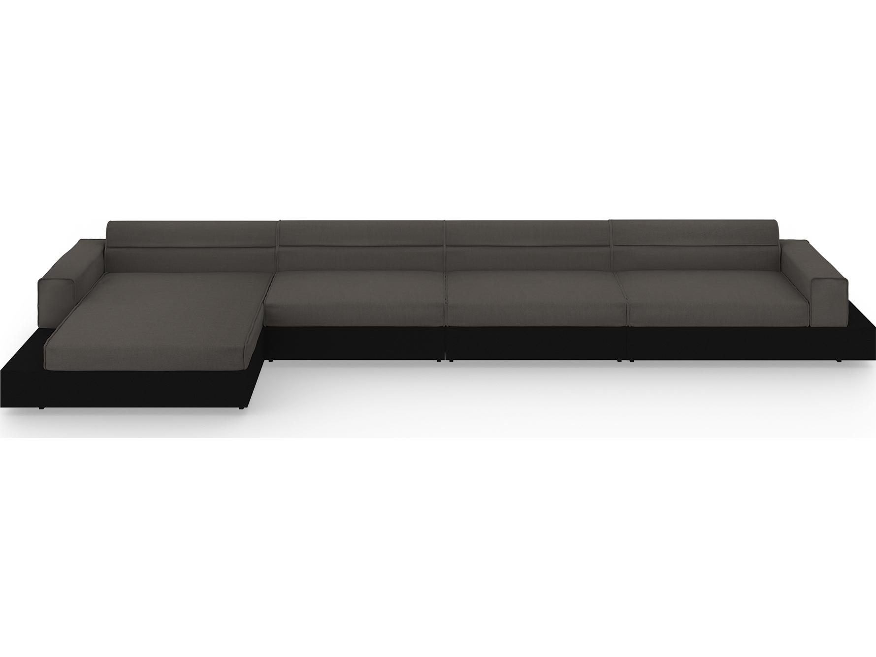 MamaGreen Boulevard Aluminum Sectional Outdoor Patio Lounge Set