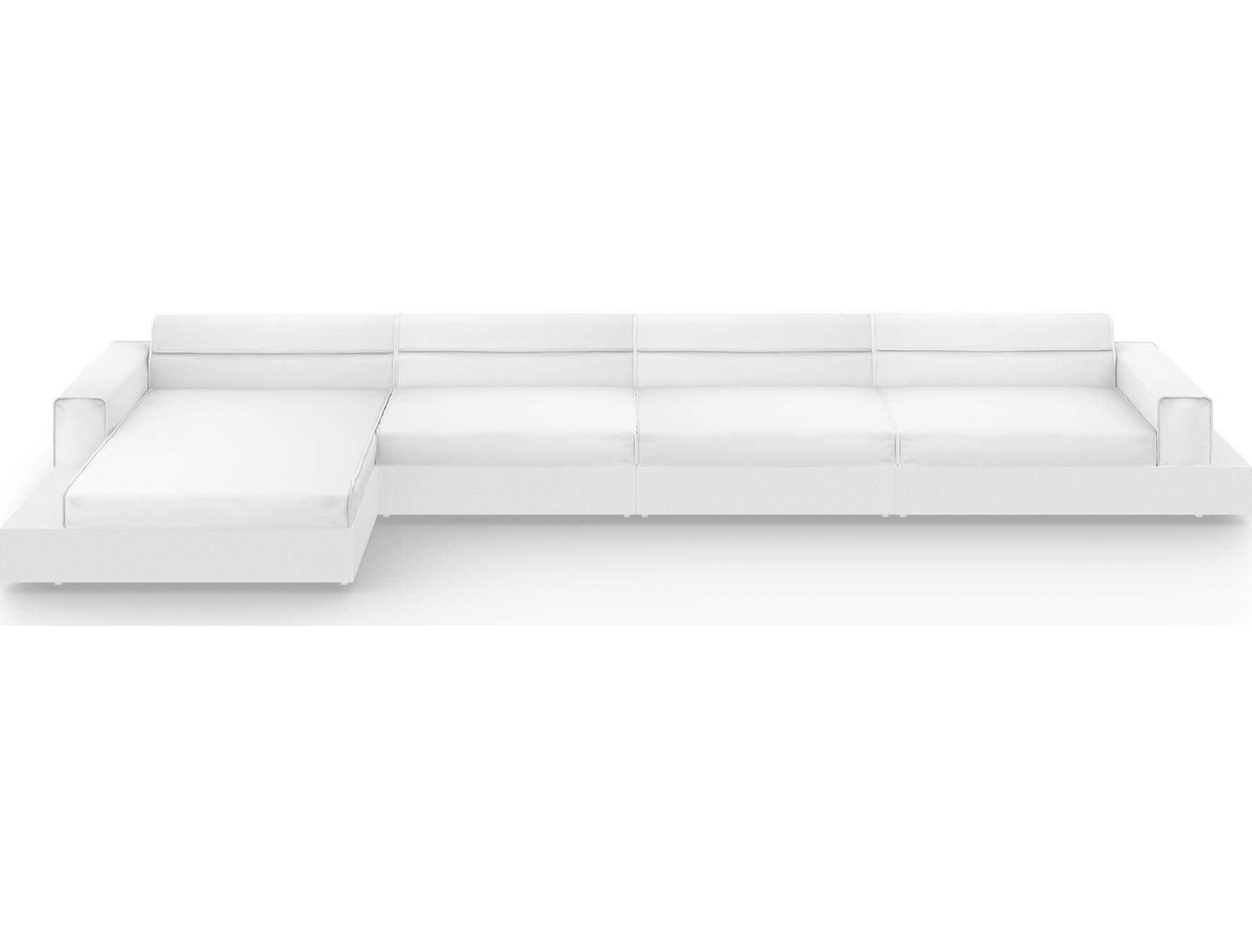 MamaGreen Boulevard Aluminum Sectional Outdoor Patio Lounge Set