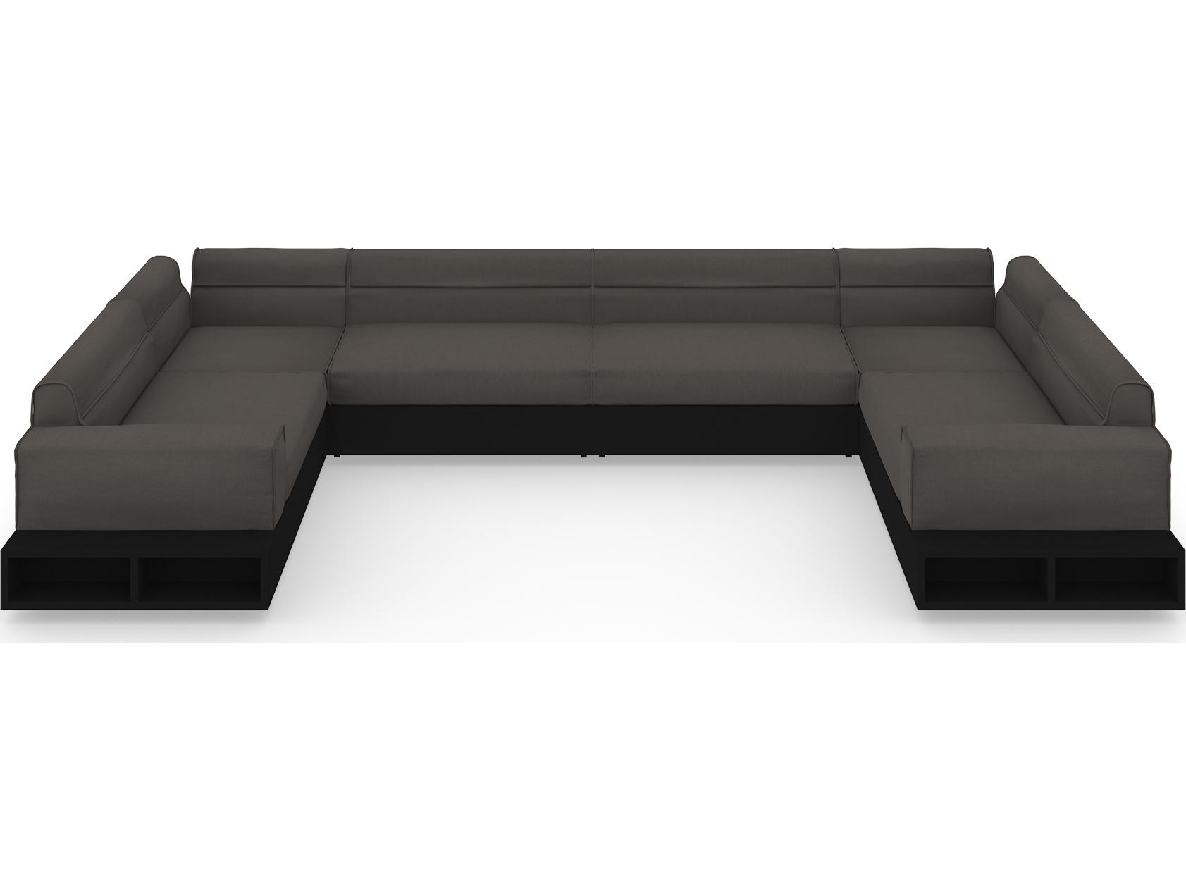 MamaGreen Boulevard Aluminum Sectional Outdoor Patio Lounge Set