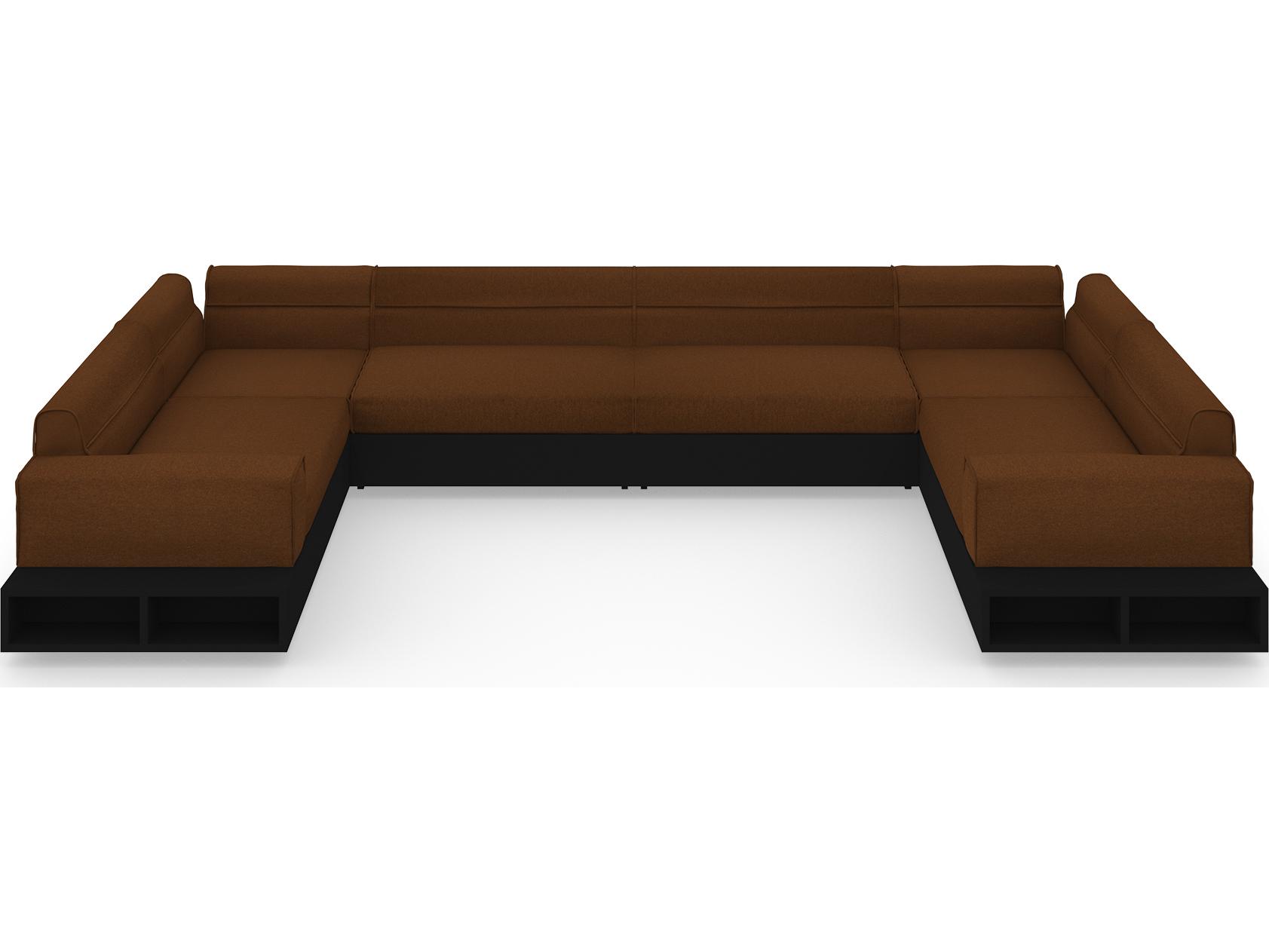 MamaGreen Boulevard Aluminum Sectional Outdoor Patio Lounge Set