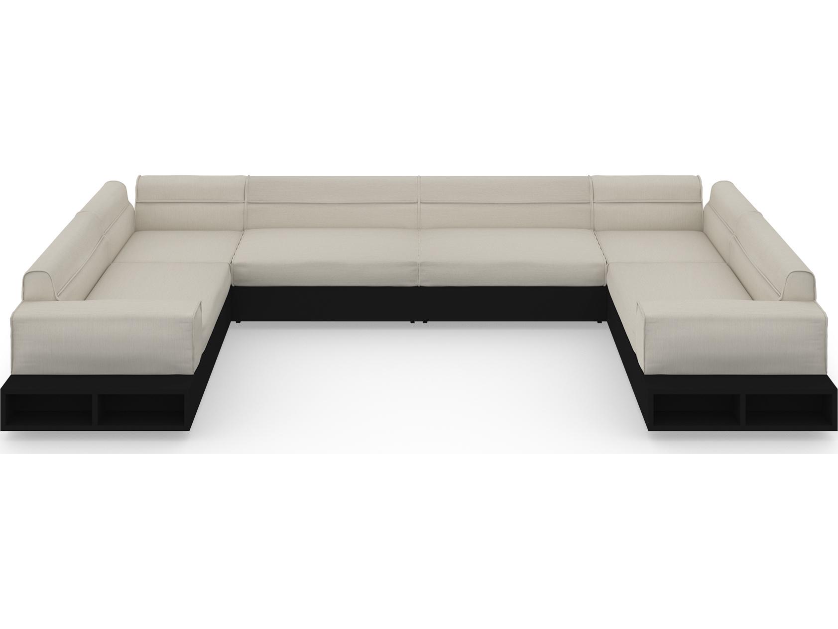 MamaGreen Boulevard Aluminum Sectional Outdoor Patio Lounge Set