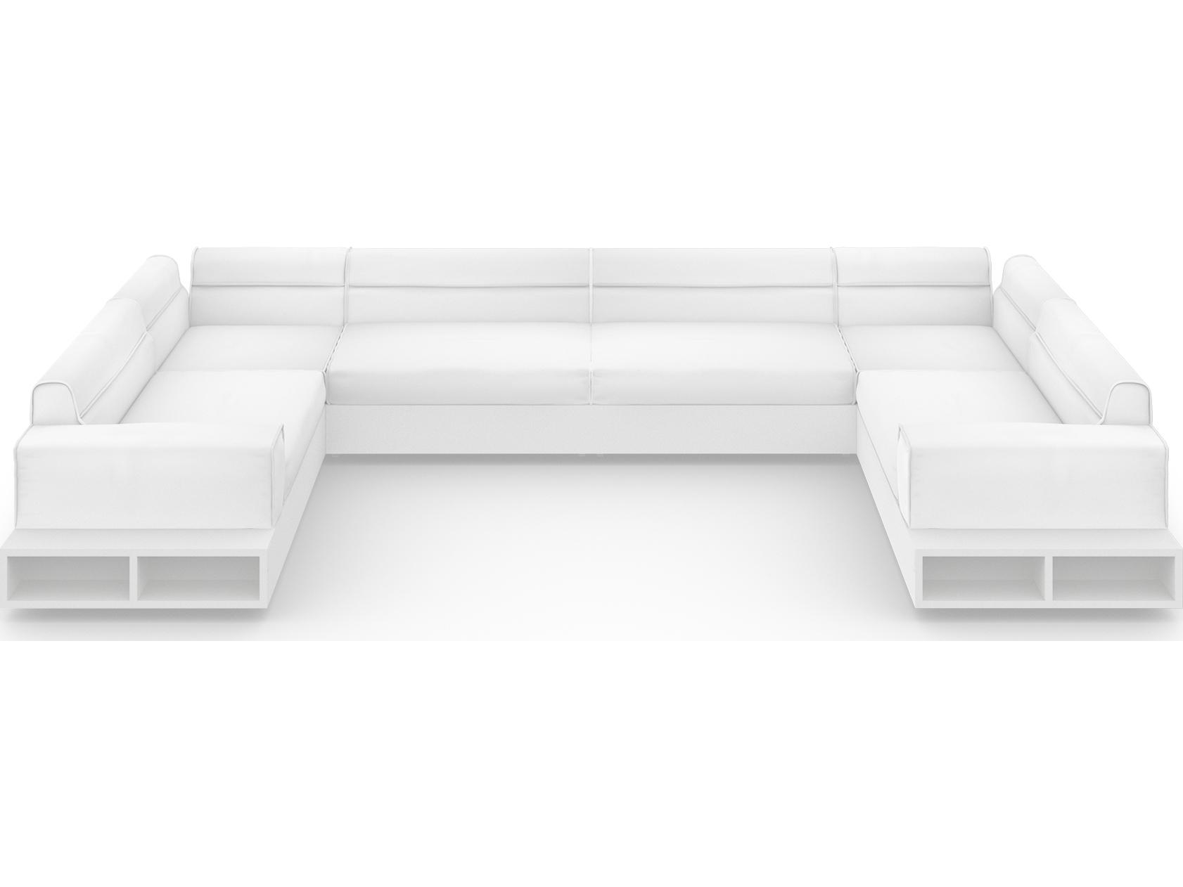 MamaGreen Boulevard Aluminum Sectional Outdoor Patio Lounge Set