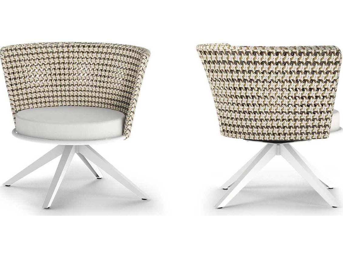 MamaGreen Daisy Mae Aluminum Wicker Swivel Outdoor Patio Lounge Chair