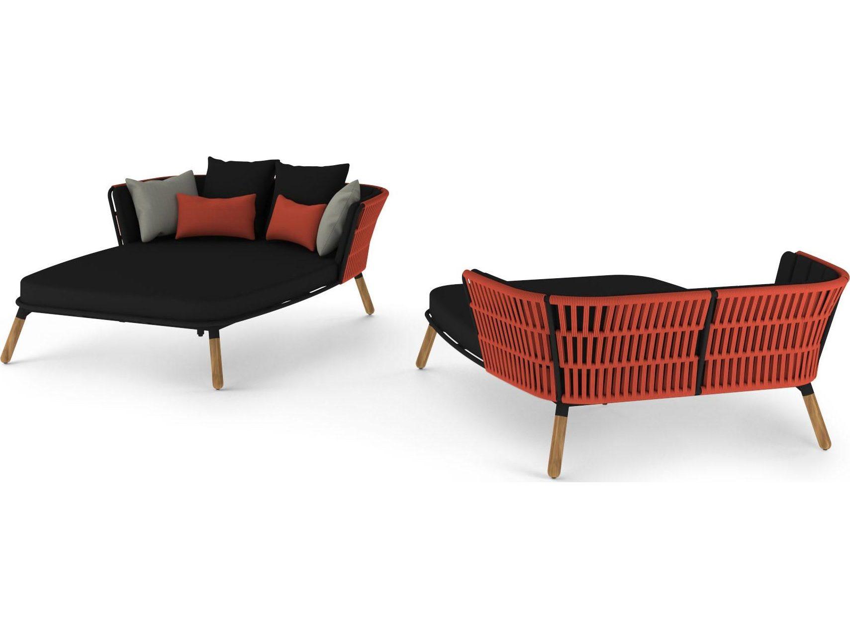 MamaGreen Daisy Rae Teak Rope Patio Daybed