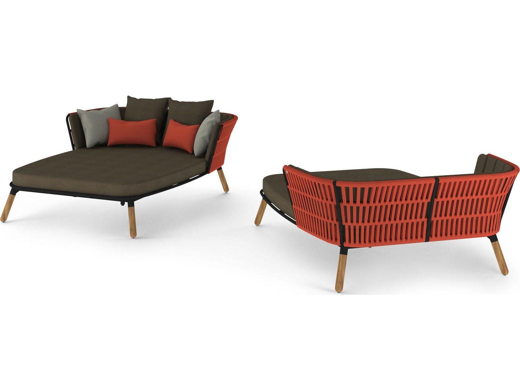 MamaGreen Daisy Rae Teak Rope Patio Daybed