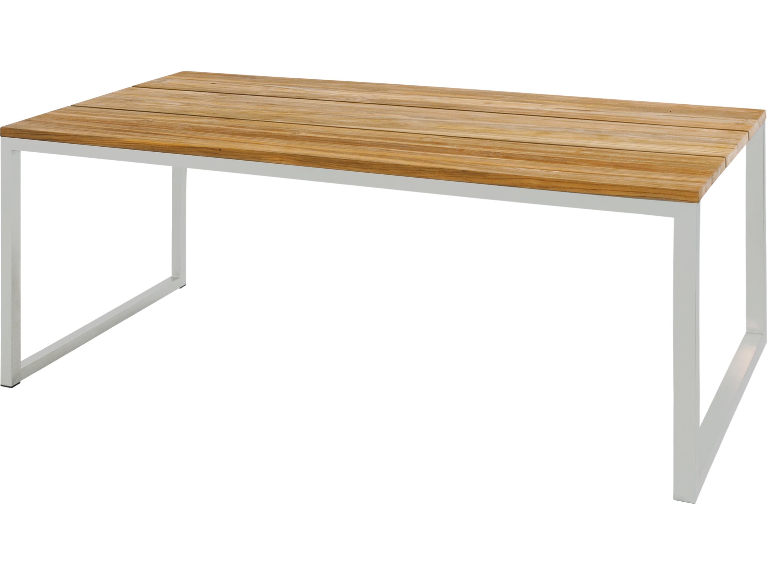 MamaGreen Oko Steel Rectangular Outdoor Patio Dining Table