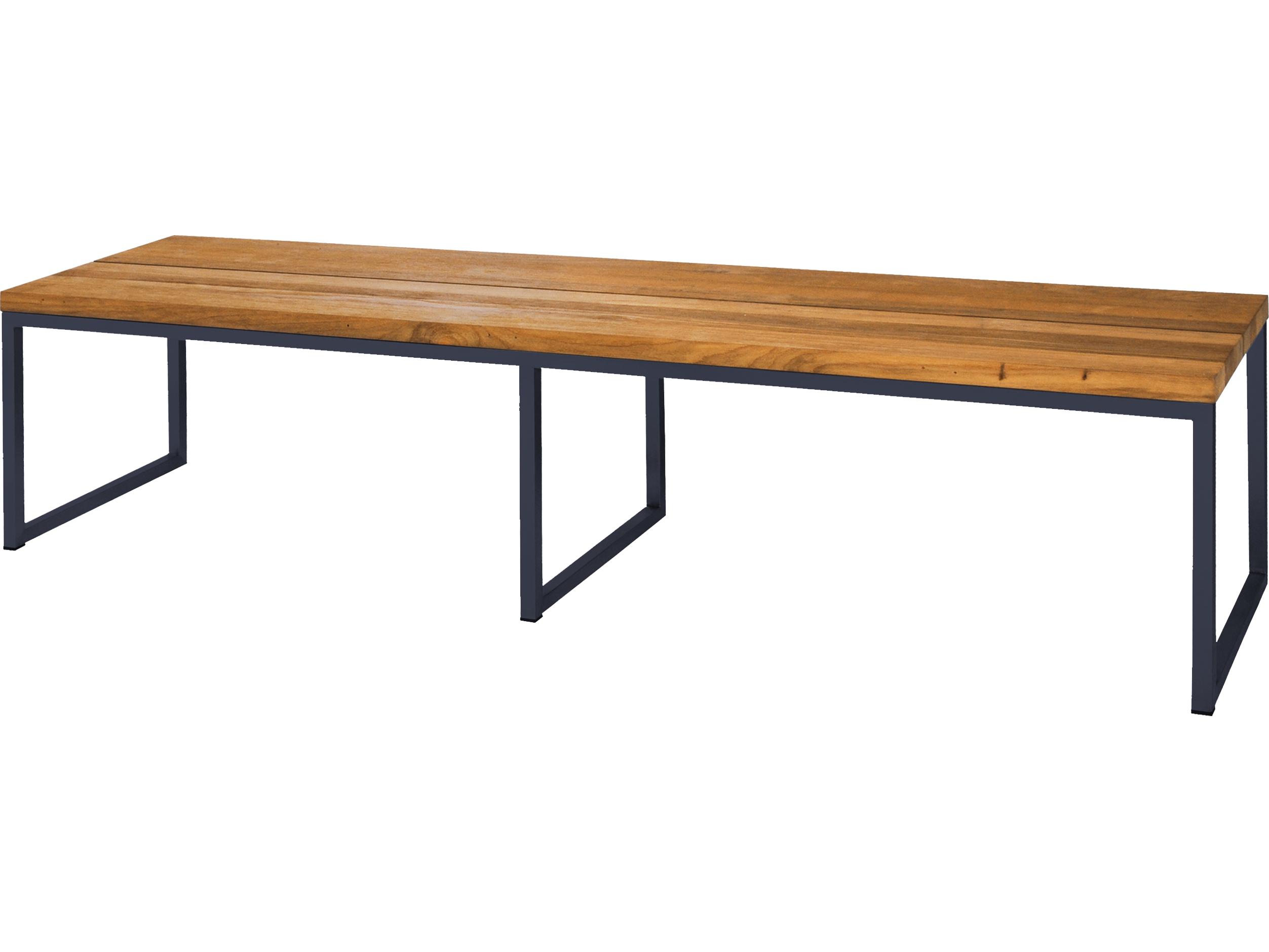 MamaGreen Oko Steel Teak Outdoor Bench