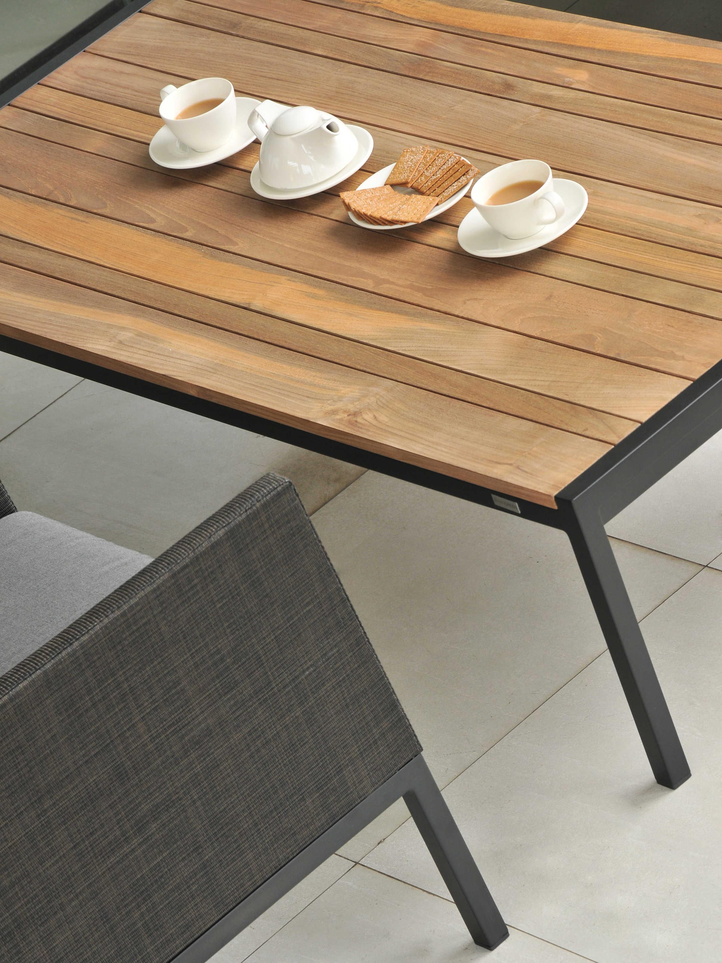 MamaGreen Jaydu Aluminum Rectangular Outdoor Patio Coffee Table