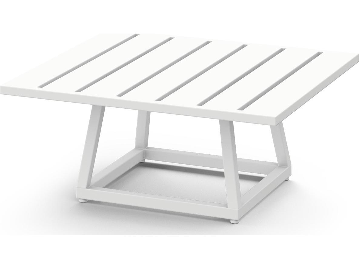 MamaGreen Allux Aluminum Square Outdoor Patio Coffee Table