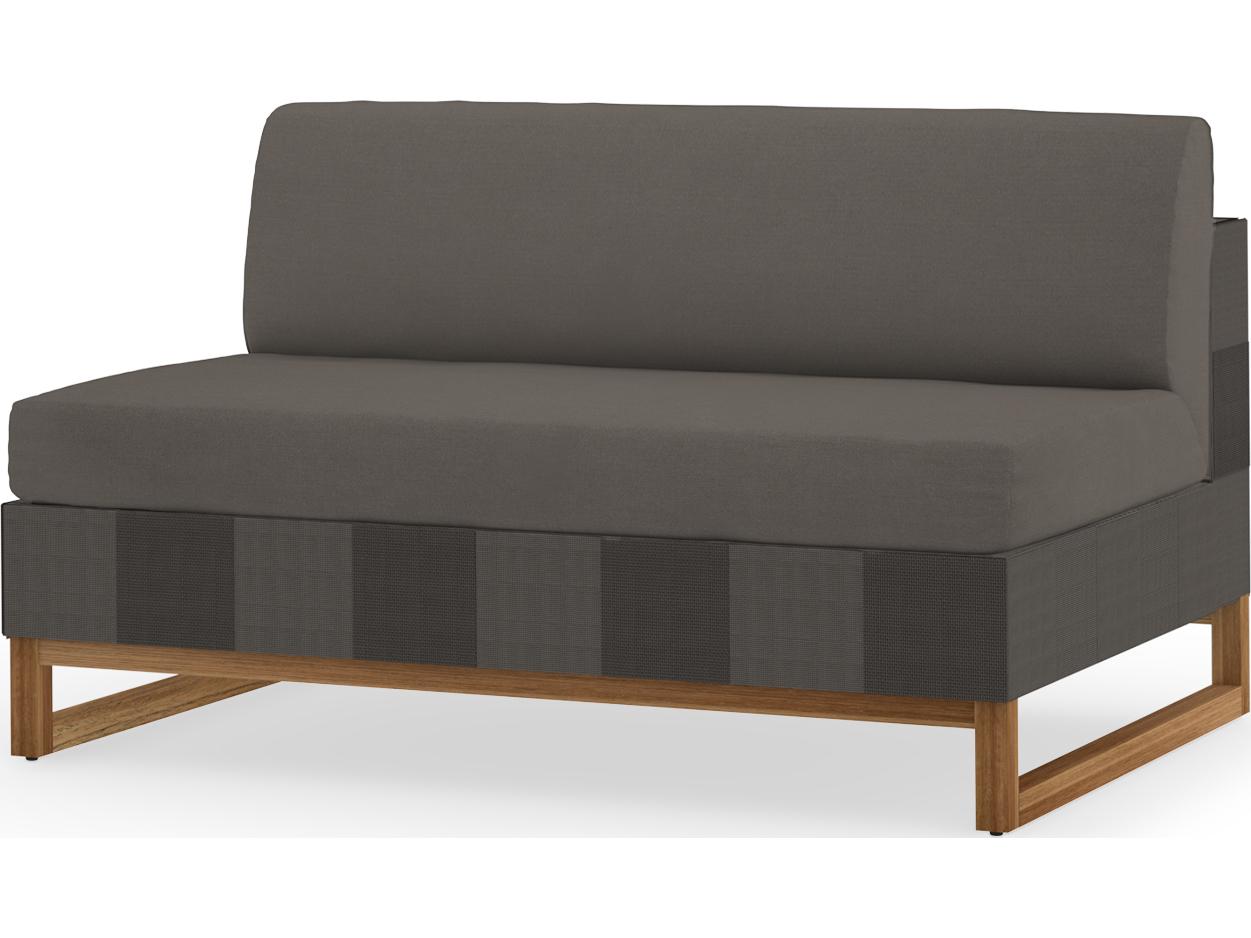 MamaGreen Ekka Wicker Cushion Modular Outdoor Loveseat