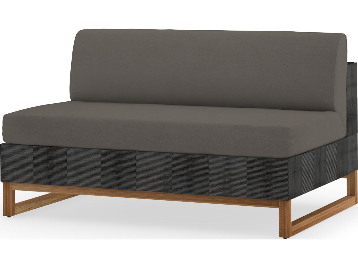 MamaGreen Ekka Wicker Cushion Modular Outdoor Loveseat