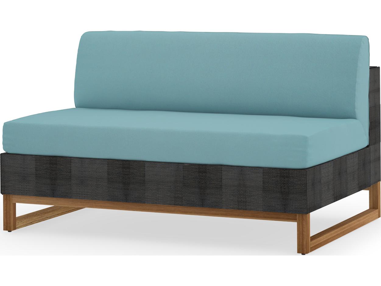 MamaGreen Ekka Wicker Cushion Modular Outdoor Loveseat