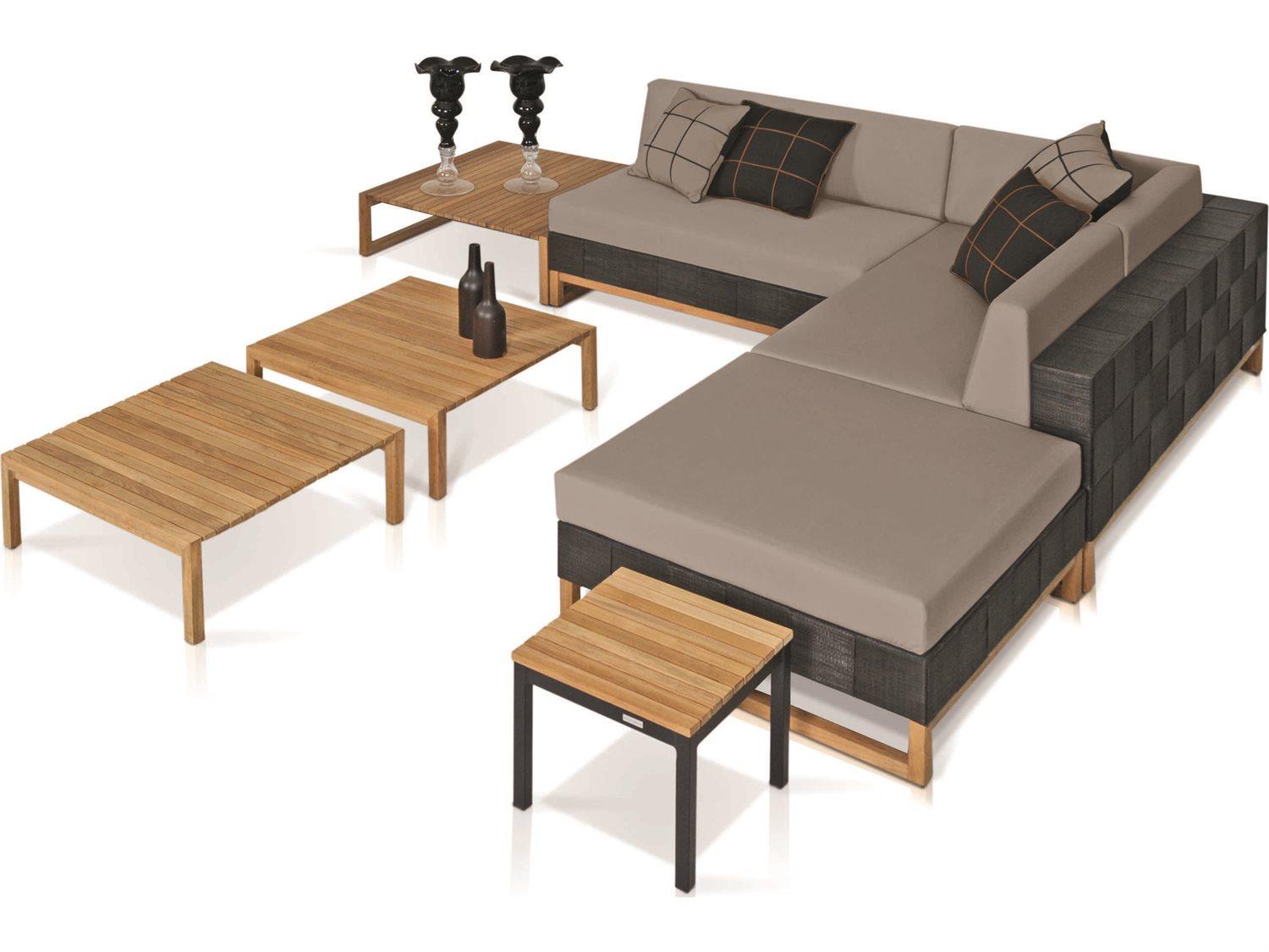 MamaGreen Ekka Wicker Cushion Modular Outdoor Loveseat