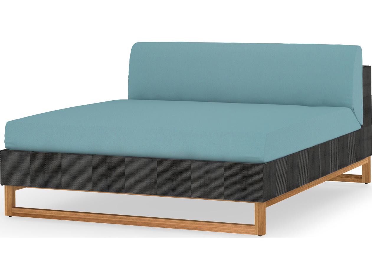 MamaGreen Ekka Wicker Cushion Outdoor Patio Chaise Lounge