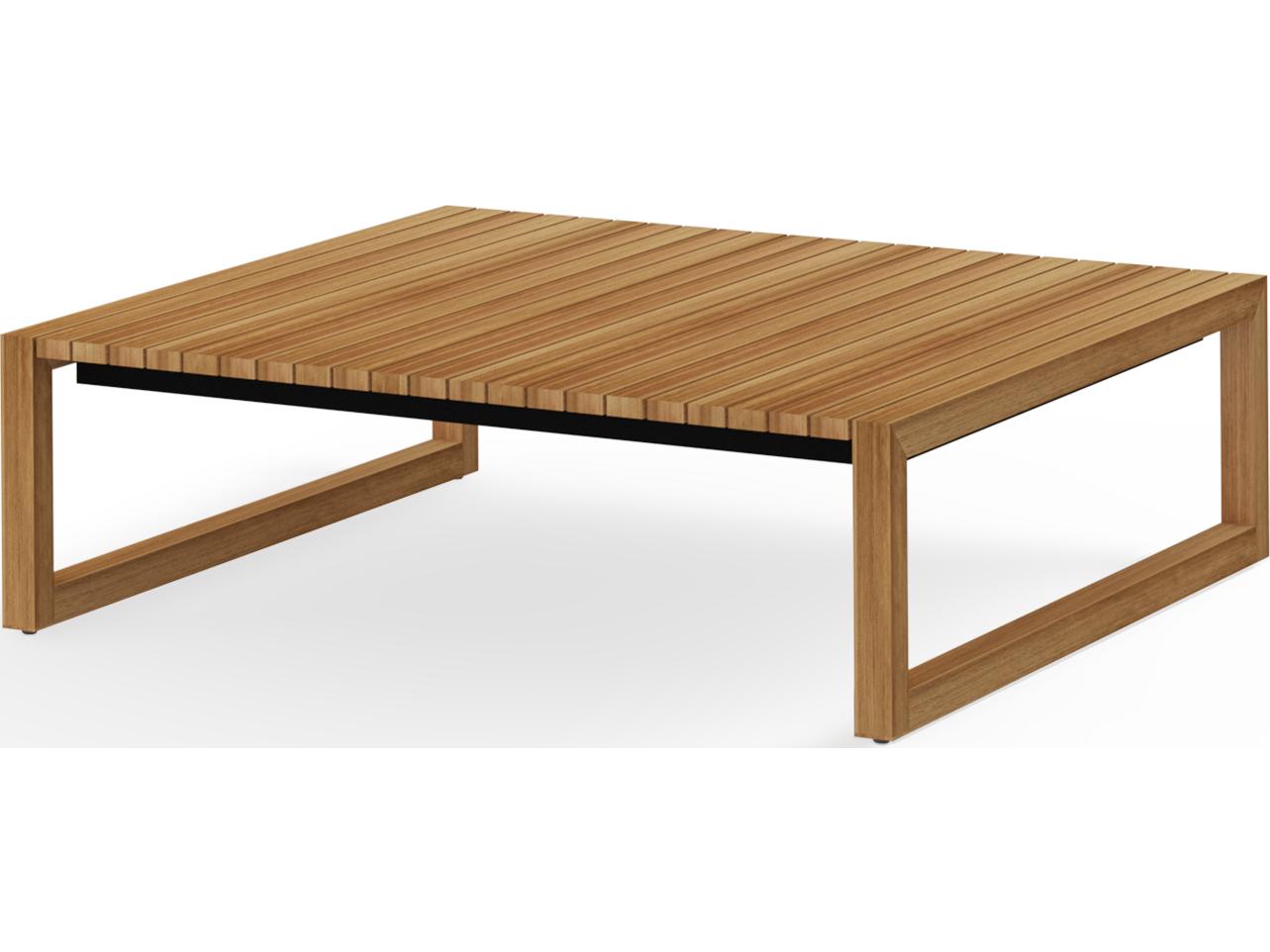 MamaGreen Ekka Teak Square Patio Coffee Table