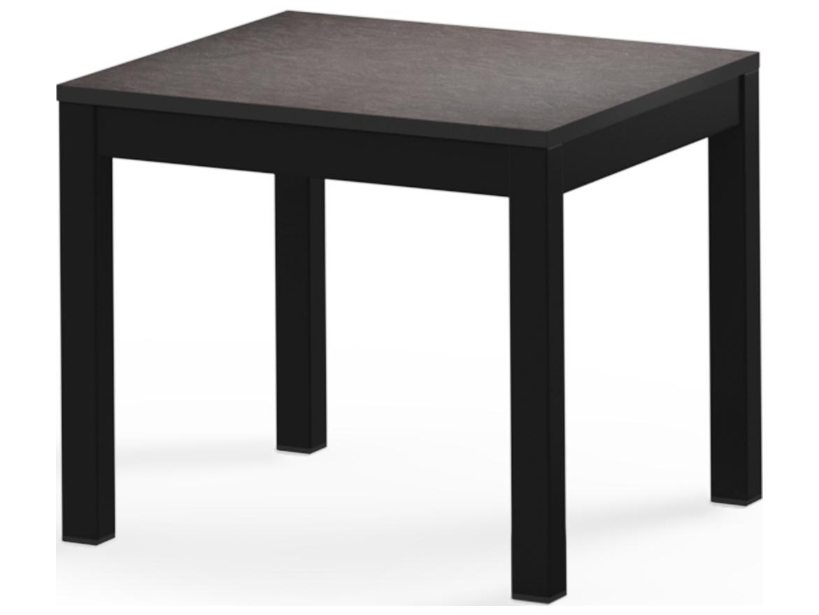 MamaGreen Ekka Aluminum Square Small Outdoor Patio End Table