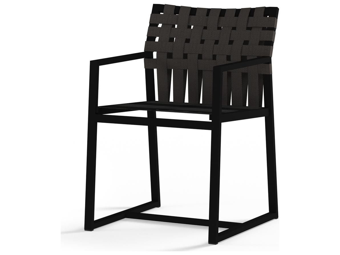 MamaGreen Ekka Aluminum Sling Carver Outdoor Patio Dining Arm Chair