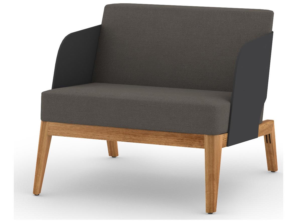 MamaGreen Kaat Teak Cushion Outdoor Lounge Chair