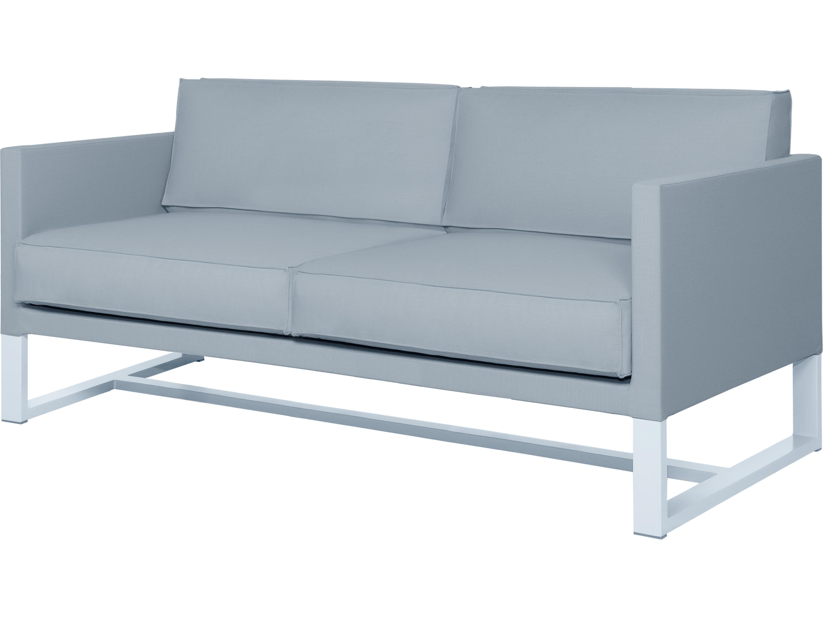 MamaGreen Mono Aluminum Cushion Outdoor Loveseat