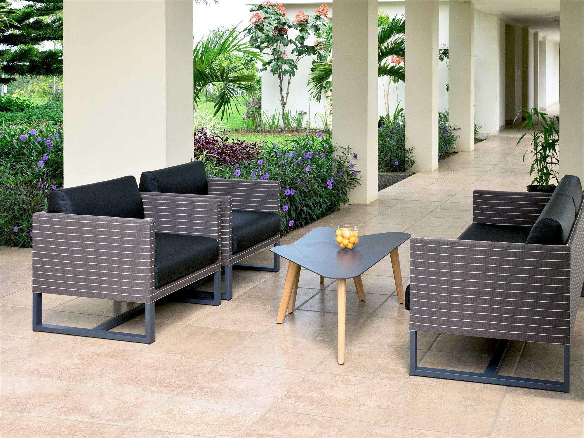 Mamagreen Mono Aluminum Cushion Patio Lounge Set
