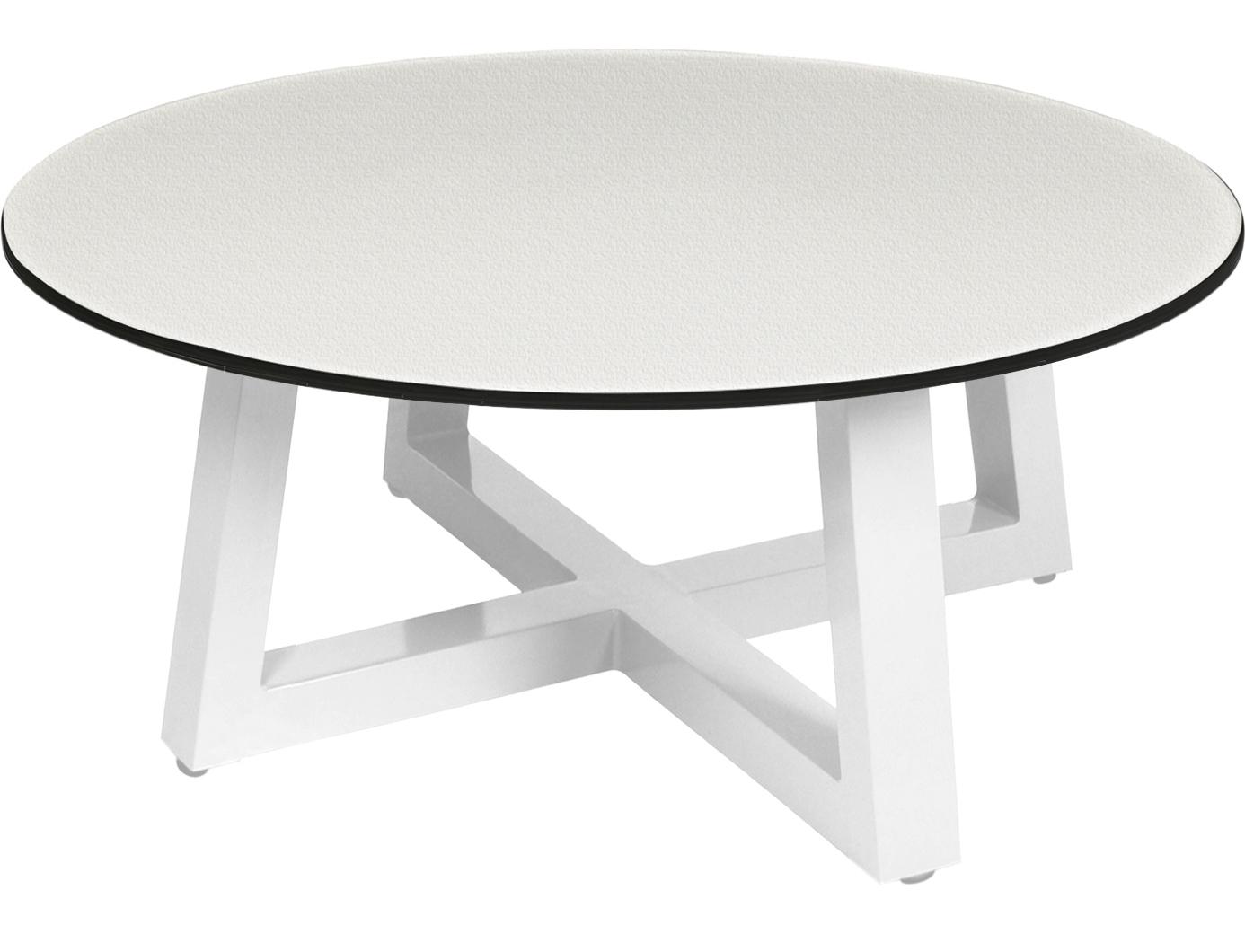MamaGreen Mono Aluminum Round Patio Coffee Table
