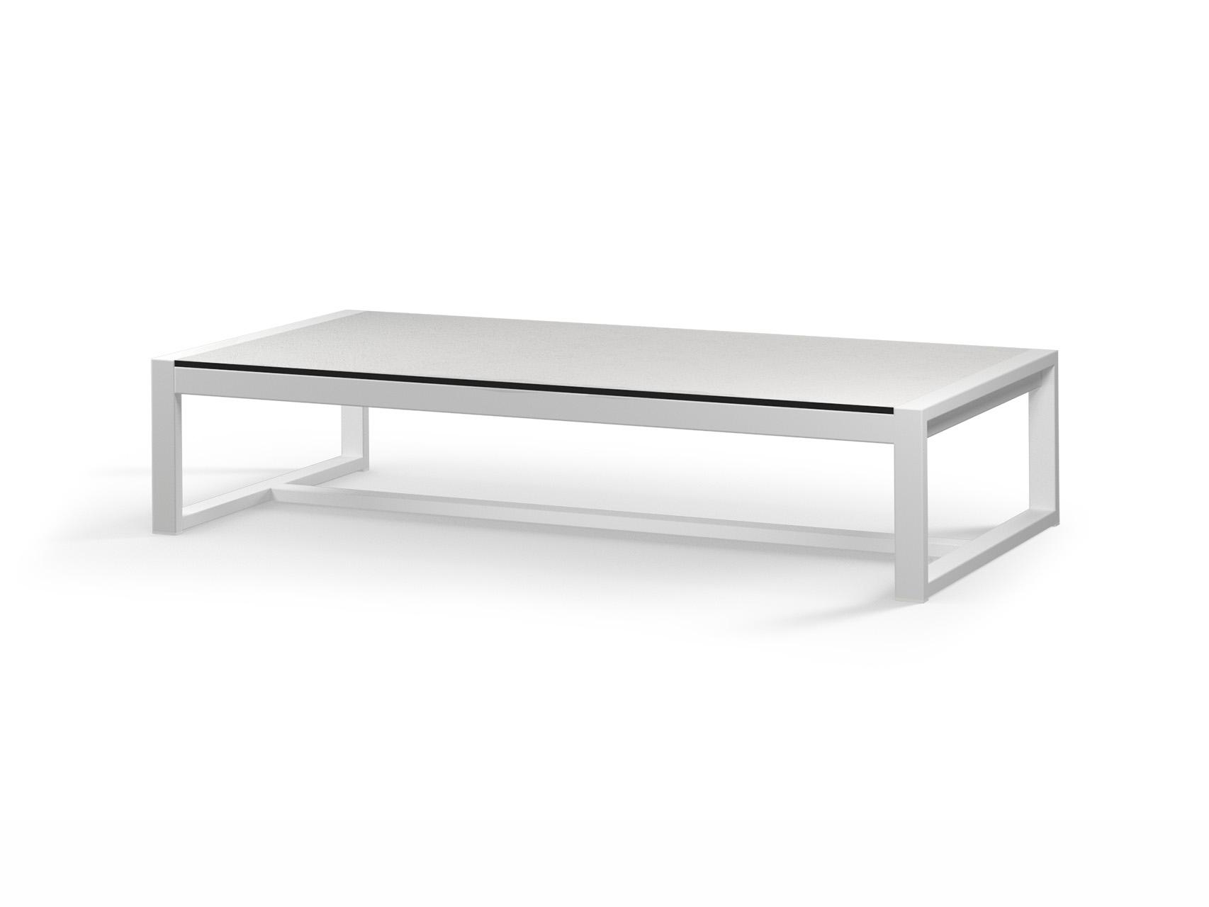 MamaGreen Mono Quick Ship Aluminum Rectangular Outdoor Coffee Table