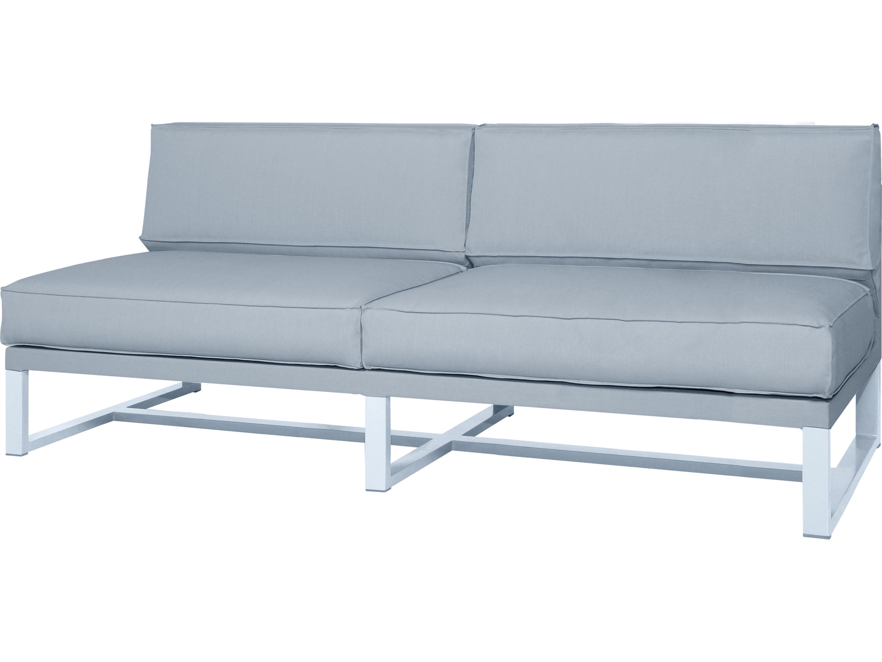 MamaGreen Mono Aluminum Cushion Outdoor Patio Loveseat
